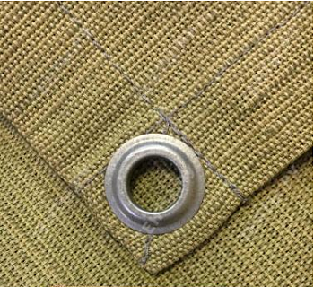 Полог брезентовый 4х3,5м с люверсами