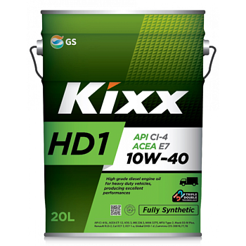 Масло моторное KIXX HD1 CI-4 10W40 (D1) син 20л