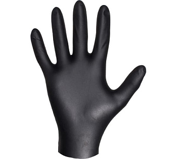 Перчатки нитриловые JSN "NATRIX" нескользящие дл.240мм. толщ. 0,15мм р.M