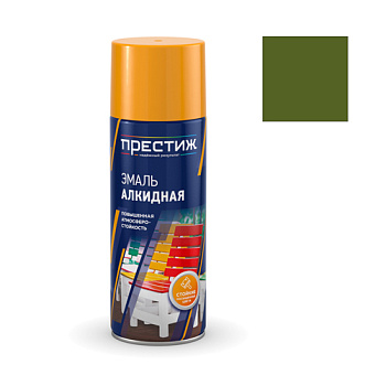 Эмаль алкидная аэрозоли ПРЕСТИЖ СТАНДАРТ  ХАКИ 520 мл