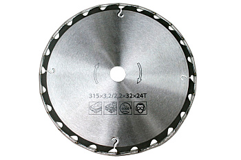 Диск пильный Белмаш 315х3,2/2,2х32мм, 24Т 315*3,4/ 2,2*32mm 24T