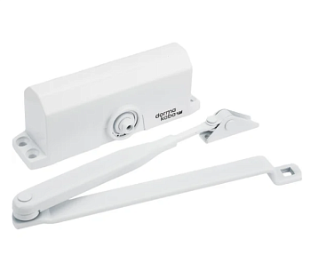 Доводчик дверной Dorma,Булат TS 77 EN 4до 120кг белый, корич. ДД А-С