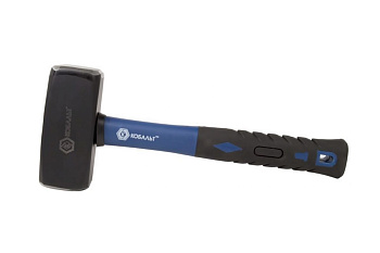 Кувалда КОБАЛЬТ 2000 г, фибергласовая рукоятка					