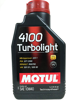 Масло моторное 4100 TURBOLIGHT 10W40 1л.
