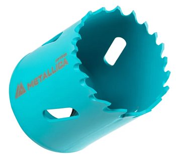Коронка биметаллическая METALLICA Optima 40 мм (1 9/16"), Vario, 5/8-18UNF, по мет/дер/пласт