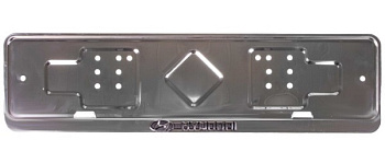 Рамка из нерж.стали с широким полем рельеф HUINDAI