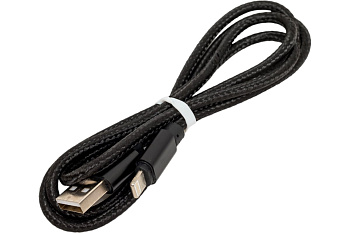 Кабель Energy ET-25 USB/Lightning, цвет - черный