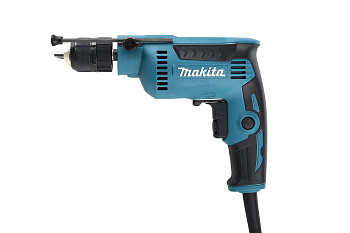 Дрель MAKITA 6,5мм, 370Вт, 4200 об/мин.,БЗП, 1 скорость Дрель MAKITA 6,5мм, 370Вт, 4200 об/мин.,БЗП, 1 скорость