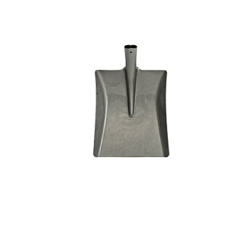 Лопата совковая песочная квадратная БРОНЯ (рельсовая сталь) с черенком в/с