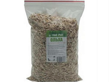 Щепа для копчения "Ольха" 1л. Щепа для копчения "Ольха" 1л.