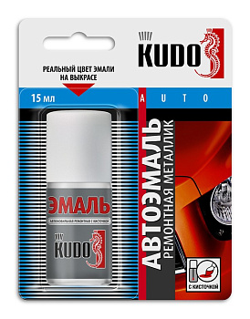 Эмаль автомобильная ремонтная с кисточкой "Toyota 199 silver" (металлик) 15мл