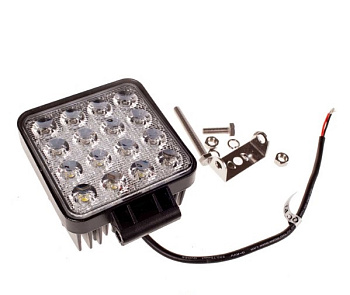 Фара противотуманная KS-WSQ016F-CH "OFF - Road", 16 диодов,48W,рассеив.свет,110*65*125мм,12/24V шт