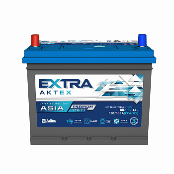 АКБ EXTRAPA 80-3-R Азия 75D23L