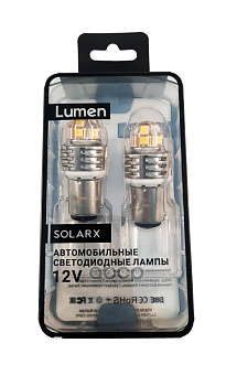 Лампа светодиод. Lumen Solarx S25-3030-15SMD (1156, P21W, BA15s, А12-21) 12-24V