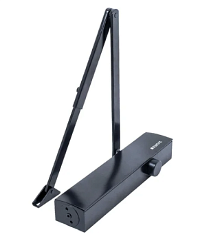 Доводчик дверной БУЛАТ PROFI ДД 813/6 С-В (45-150кг) черный