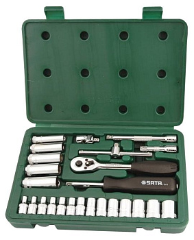 Набор инструментов 25 пр., 36 пр. 1/4"