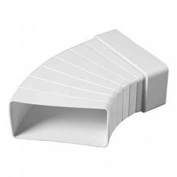 Колено разноугловое горизонтальное пластик, 60х120