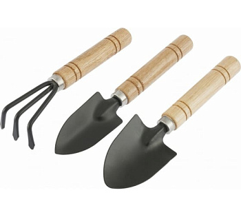 Набор по уходу за комнатными растениями, деревянные рукоятки, 3 предмета Palisad