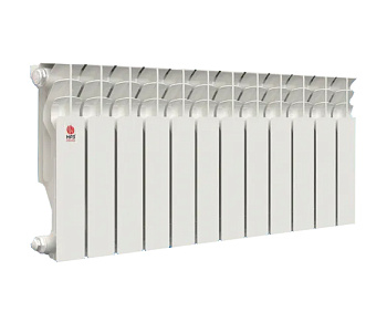 Радиатор алюминиевый "НРЗ" 350/100(9) 12 секций ЛЮКС