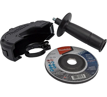Машина шлифовальная угловая  Makita 125мм,840Вт,11000об/мин. плавный пуск, функция антирестарта,кейс