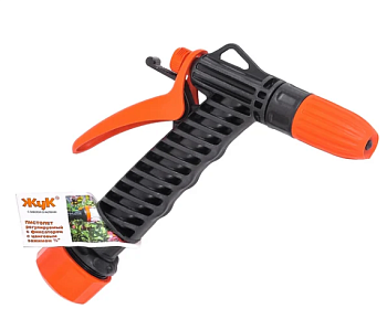 Пистолет поливочный "Жук" с фиксатором с цанговым зажимом 3/4