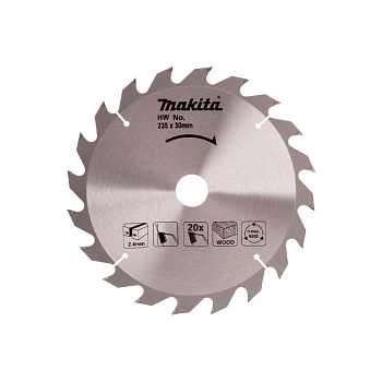 Диск пильный для дерева MAKITA 235х30/25x2.4/1.6x60T