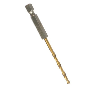 Сверло по металлу HSS-TiN 3,2x36x85, 1/4"