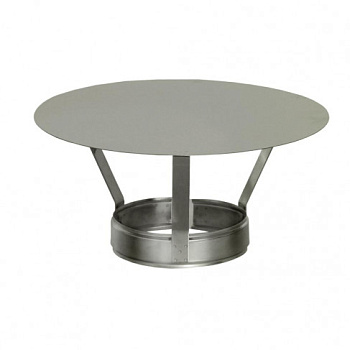 Зонт раструб ф180, нерж.0,5мм нержавейув