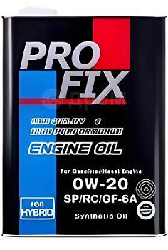 Масло моторное PROFIX SP/GF-6A 0W20 синт. 4л Масло моторное PROFIX SP/GF-6A 0W20 синт. 4л