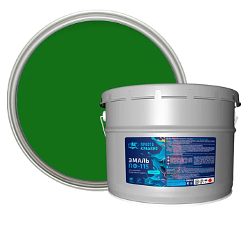 Эмаль ПФ-115 "ПРОСТОКРАШЕНО" зелёная 10 кг