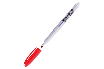 Маркер перманентный MunHwa FPM-03 (красный), пулевидный, 1,5мм