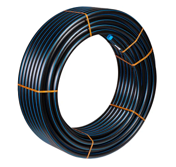 Труба ПНД РЕ-100 40*3 мм PN-12.5 (бухта 100м) цена за 1 метр "Джилекс"