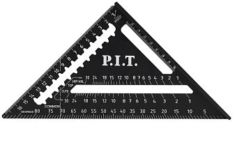 Угольник Свенсона метрический кровельный P.I.T. DRUA HSQR04-0180A (180 мм)
