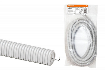 Труба гофра d16мм с зондом 20м (цена за бухту) TDM