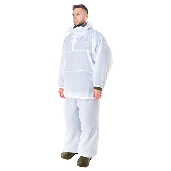 Костюм зимний маскировочный Метель цвет Белый ткань Шелк (Размер 58-64, Рост 182-188) Костюм зимний маскировочный Метель цвет Белый ткань Шелк (Размер 58-64, Рост 182-188)