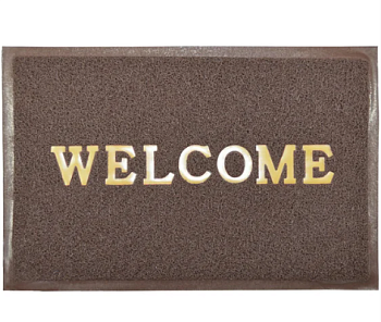 Коврик пористый (WELCOME doormat) 60х90 см коричневый