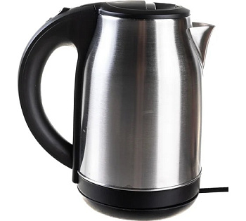 Чайник ENERGY E-201 (1,8 л, диск) стальной, черный