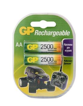 Аккумулятор AA емкостью 2450мАч (для дет.игрушек) (2шт)