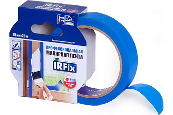 Лента малярная профессиональная синяя 25мм х 25м IRFIX EXTRA