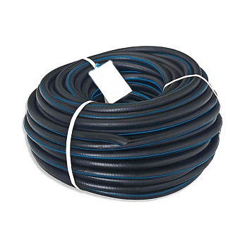 Рукав ацетилен/пропан черный с синей полосой ф 6,3мм 3кл (ВРТ) бухта 50м