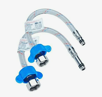 Подводка гибкая ЦС НЕЙЛОН для смесителей (штуцер 31/17мм) 1/2”хM10 L-120 см