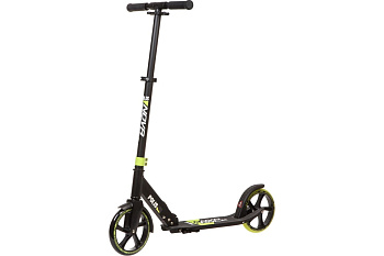 Самокат Novatrack Polis PRO, алюм. складной (кнопка), колеса  200*200 мм., лимонный