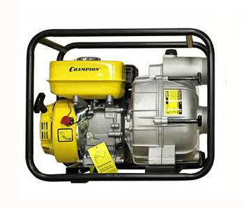 Мотопомпа бензиновая CHAMPION  GTP80 (3" грязная вода 1300л/мин 8/26м 7лс 3,6л 34,3кг )