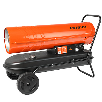 Калорифер дизельный Patriot DTC-629 62кВт, 1500 м2/ч, термостат, колеса (DTC629-87T)