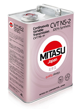 Жидкостьтрансмисс. MITASU CVT NS-2 FLUID GREEN синт. 4л