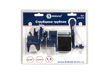 Струбцина трубная КОБАЛЬТ 3/4"