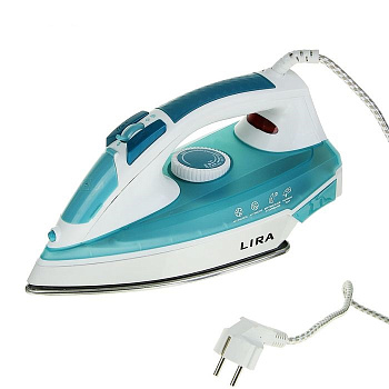 Утюг электрический LIRA LR 0605 (нерж.сталь, 2400Вт)