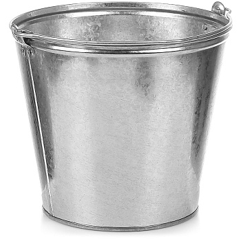 Ведро оцинкованное 10л 1шов.