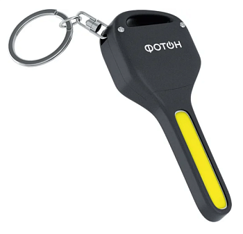 Фонарь-брелок светодиодный "ФОТОН" K-140 (2хCR2032 в комплекте), черный