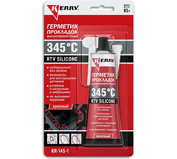 Герметик прокладок высокотемпературный нейтральный RTV SILICONE 85г красный